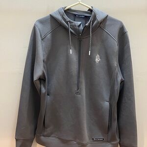 Cutter & Buck Men's Charcoal Zip-Up Sweater